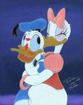 Donald Duck Art Donald Duck Art Kisses for Mr. Duck